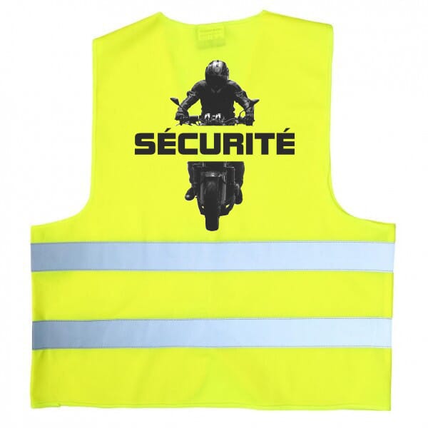 Gilet de sécurité motard