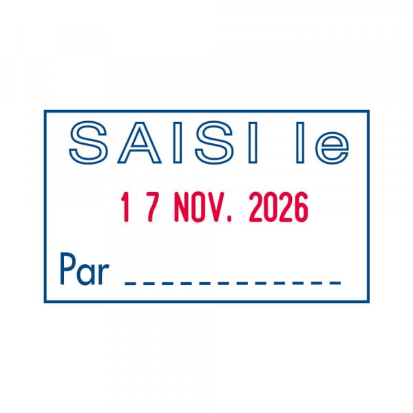 Trodat Printy dateur 4750L8 "Saisi le... par..."