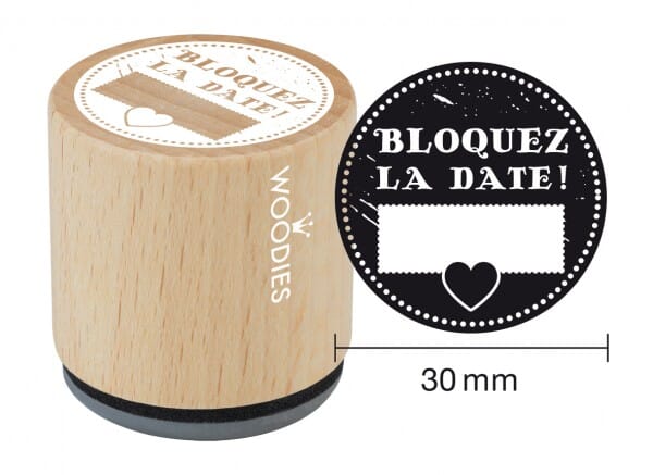 Woodies tampon Bloquez la date