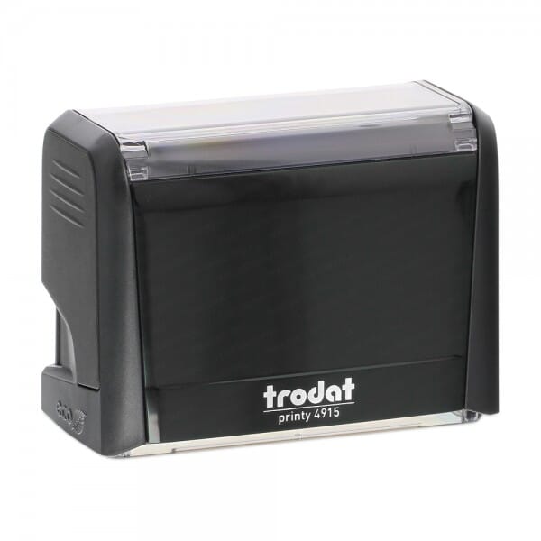 TRODAT Tampon Automatique à Texte Printy 4912 4.0, Bleu - Timbre