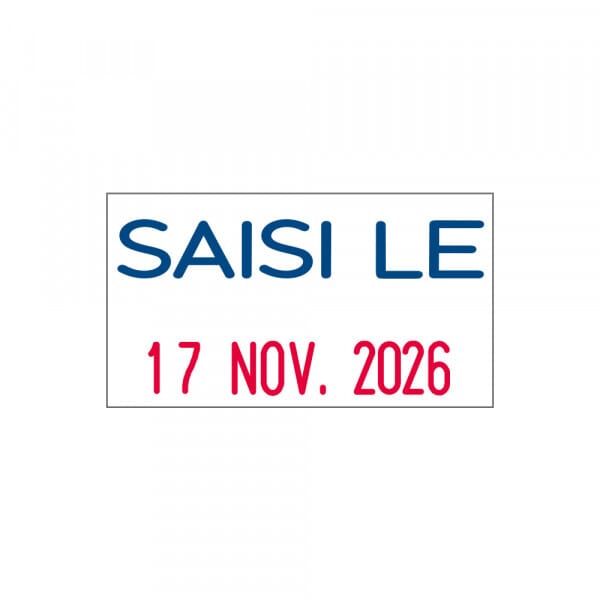 Trodat Printy mini dateur 4850L8 "Saisi le"